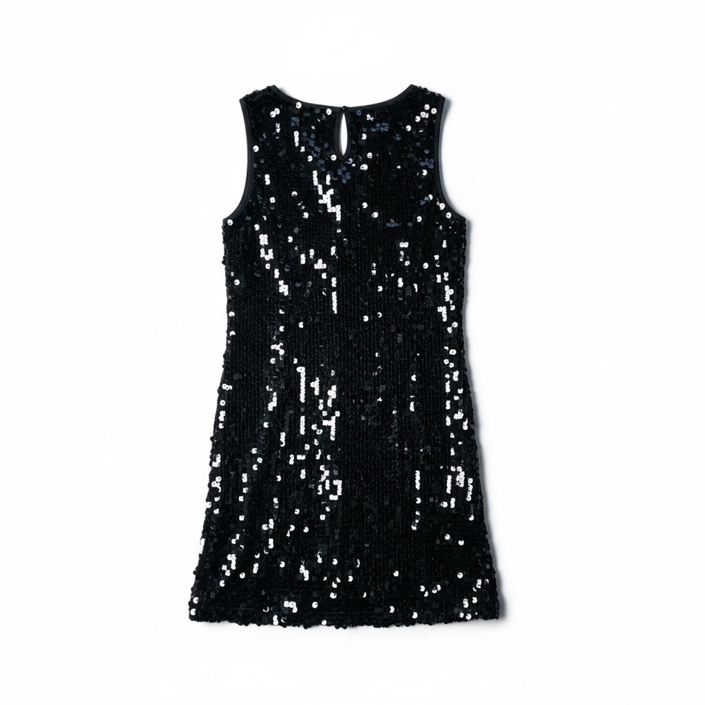 Speechless Black & White Sequin Sparkle Shift Dress - Size Small (S) - Picture 3 of 4